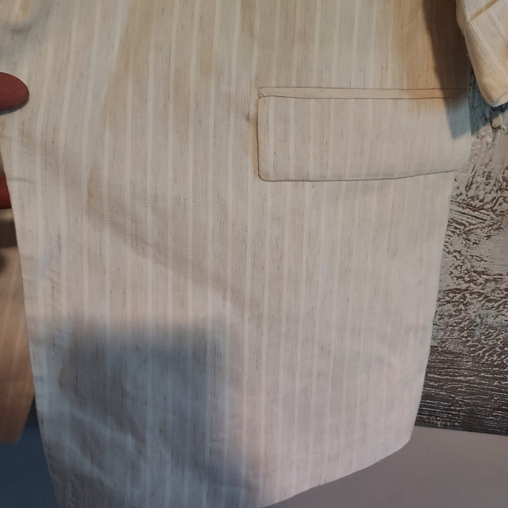 Zara Open Blazer with Roll-Up Sleeves Sz-L - Picture 11 of 12